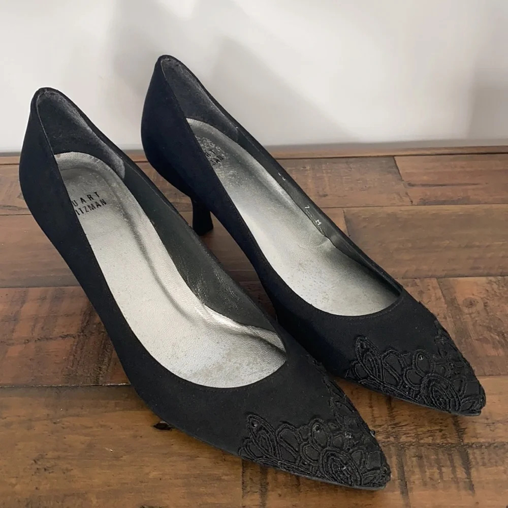 Stuart Weitzman Women’s Black Sequence Dressy For… - image 2